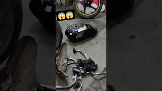 Splendor xtec two wheeler bike fuel tank damage karte huyetrending shorts youtubeshorts video [upl. by Karilynn]