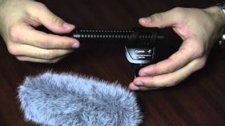 Review Canon DM100 Directional Stereo Microphone [upl. by Rosabella]