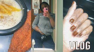 VLOG  BETTER LATE THAN NEVER  BACK TO WORK  DIAGNOSED W ONYCHOLYSIS  COOKING amp MORE [upl. by Ennairam]