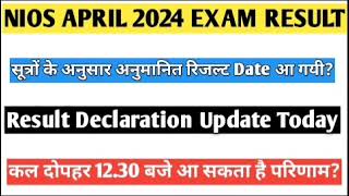 nios 12th result 2024 kab aayega [upl. by Htebasil]