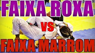 JIU JITSU  FAIXA ROXA VS FAIXA MARROM FEMININO  Campeonato Interno Barbosa 2018 [upl. by Scheld]