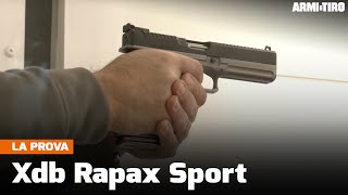 Xdb Rapax Sport calibro 9x19 la regina della Production  La prova [upl. by Elsbeth]