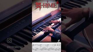 MaiHiME  Ensei Piano Cover  Sheet Music animemusic [upl. by Nils]