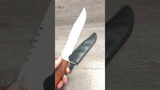 Stainless Steel Bowie Knife with Sheath Donated to Goodwill knife goodwill [upl. by Ithsav258]