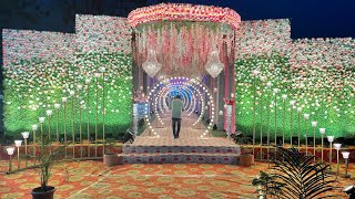 Flower Gate Decoration And Flower Stage Decoration [upl. by Oznola761]