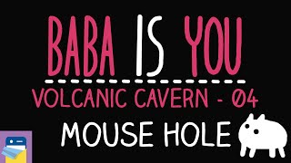 Baba Is You Mouse Hole  Volcanic Cavern Level 04 Walkthrough by Arvi Teikari  Hempuli [upl. by Eey]