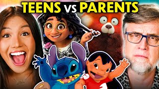 Teens vs Parents  Guess The Disney Movie Or Show [upl. by Noit]