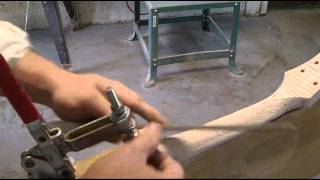 Carving a Mandolin Neck [upl. by Elburt]