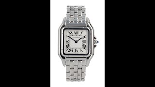 Cartier Panthere Pre Owned Watch Ref 4016 [upl. by Schroer55]