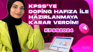 KPSS’ye Doping Hafıza’yla hazırlanmaya karar verdim  Neden mi Kpss2024 [upl. by Quent]