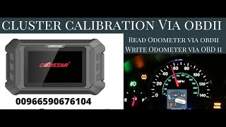 OdoMaster  OBDSTAR  Odometer Adjustment  mileage correction via obd II  mileage correction tool [upl. by Lundgren]