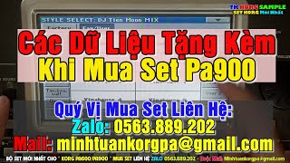 Các Dữ Liệu Tặng Kèm Khi Mua Set Pa900 [upl. by Alrad]