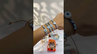 Nihaojewelry Unboxing  Evil Eye Beaded Bracelet Vintage Earrings Press On Nails Wholesale [upl. by Viviane]