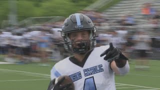 Lansing Catholic scores 28 unanswered points in 3520 win over Waverly [upl. by Boniface280]