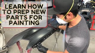 Beginners Guide How to Prep New Car Parts Before Painting  ReveMoto [upl. by Kenlay857]