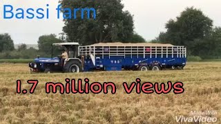 New holland 3630 with double excel tralla  chann Bassi bro [upl. by Hallerson487]