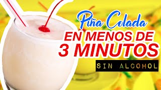 COMO HACER PIÑA COLADA EN MENOS DE 3 MINUTOS  Recién Cocinados [upl. by Yenoh]