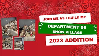 Department 56 Snow Village Adding Buildings [upl. by Radbun]