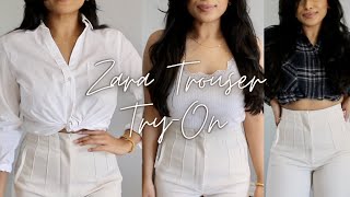 MY FAVOURITE ZARA HIGHWAIST TROUSER amp TRYON  SYNTHIA MAKEUP [upl. by Forcier841]