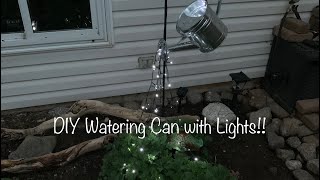 How to make a DIY Watering Can with Lights 💦 [upl. by Burroughs]