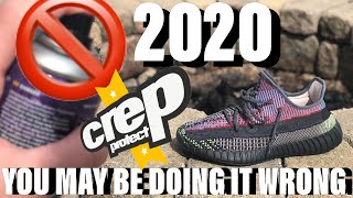 How to apply Crep Protect  2021  Yeezy [upl. by Ecniuq639]