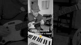 Trying out a fender JMJ Mustang Bass livemusic bass musicproduction homestudio composer [upl. by Iniretake]