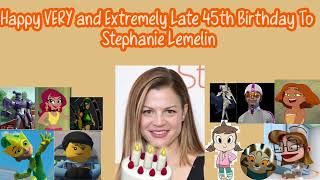 A VERY and Extremely Late Birthday Song To Stephanie Lemelin 19792024 [upl. by Nalhsa]