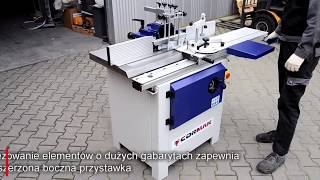 Frezarka dolnowrzecionowa CORMAK WS1000H  Spindle Moulder  Fräsmaschine [upl. by Rolecnahc]