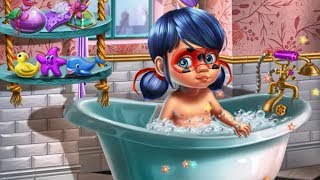 Best Ladybug Baby Shower Care Video Episode  Baby Bathing Games for Little Kids [upl. by Shir]