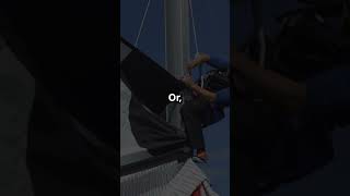 Best Way to Recover a Halyard from the Mast Top sailing boat shorts [upl. by Narual]