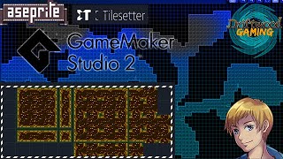 How to make a custom tileset and map in 5 minutes using Aseprite Tilesetter and GMS2 [upl. by Stahl551]