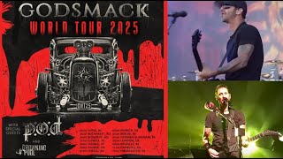 GODSMACK has announced a spring 2025 European tour with support from POD and DROWNING POOL [upl. by Rozanna359]