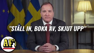 Statsminister Stefan Löfven i tal till nationen ”Alla måste göra mer” [upl. by Lindley545]