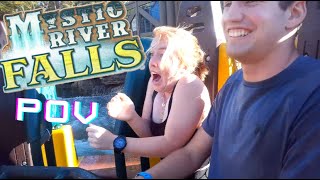 Mystic River Falls World Record OnRide POV River Raft Rapids Boat Ride amp Review Silver Dollar City [upl. by Zweig678]