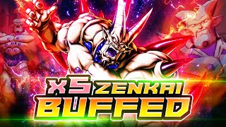 5x ZENKAI BUFFED LF OMEGA SHENRON DOES SAIYAN SHATTERING DAMAGE EPIC UNIT  Dragon Ball Legends [upl. by Lianne]