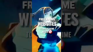 Free Anime Websites  No Ads  🚫 anime [upl. by Burgwell746]