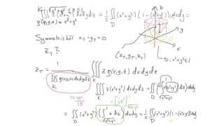 Integraler tillämpningar flerdim del 5  tyngdpunkt exempel [upl. by Cicily247]