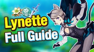 LYNETTE Ultimate Guide Talents Builds and Optimal Teams  Genshin Impact [upl. by Aerised]