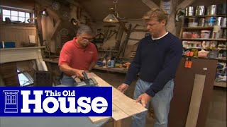 How to Make a Circular Saw Guide  This Old House [upl. by Land115]