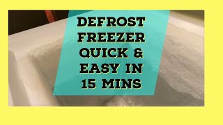 Defrost Freezer in 15 minutes [upl. by Ahsinel901]