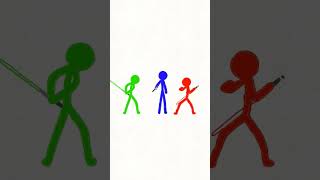 Practice sword spear fight তিন বন্ধুর ফাইট shorts animation [upl. by Etterraj]