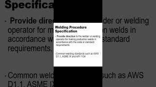 What is a Welding Procedure Specification WPS welding wps cwifundamentals cwi [upl. by Idnahs]