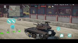 War Thunder Mobile Replay AMX13M24 quotTemple Sniperquot [upl. by Yekcin]