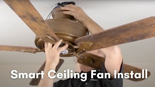 Quick amp Easy Install Westinghouse Lighting Smart Ceiling Fan [upl. by Mattah]