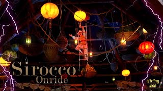 Sirocco onride avond 4K  Efteling Onweer effecten [upl. by Brunhilda]