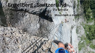 Engelberg Via ferrata Switzerland [upl. by Nelsen796]