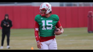 Nebraska QB Dylan Raiola spring press conference [upl. by Kentigerma]