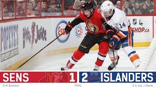 Nov 25 Sens vs Islanders  Players Postgame Media [upl. by Kcinnay]