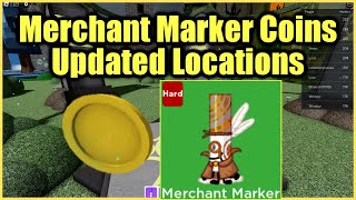 Merchant Marker Coins Updated Locations  Find the Markers  Roblox [upl. by Oribelle]