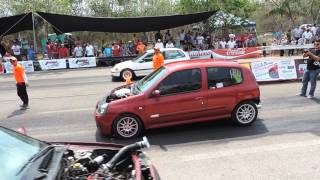 Renault Clio Sport VS Honda Civic Hatchback [upl. by Arleen]